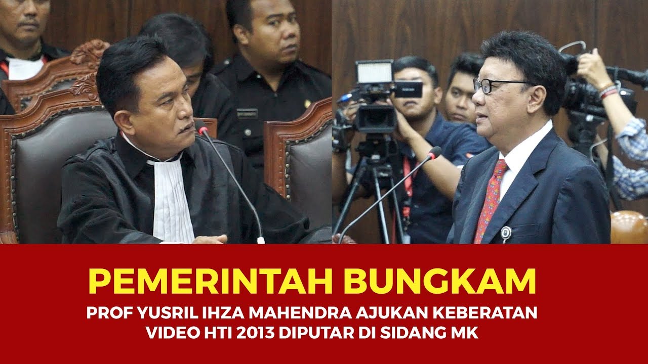  Putar Video HTI Tahun 2013, Pemerintah Dibungkam Pertanyaan Yusril