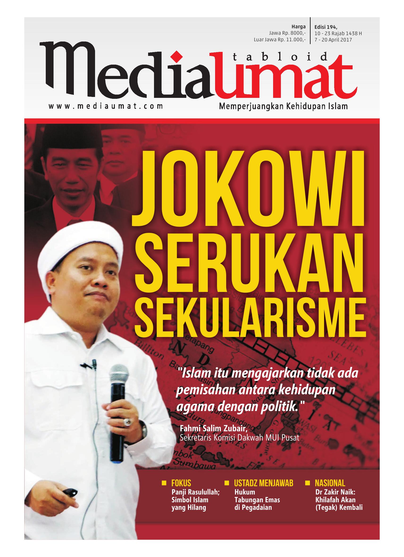  Media Umat Edisi 194: Jokowi Serukan Sekularisme