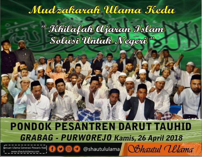  Ulama Kedu Serukan Khilafah Ajaran Islam