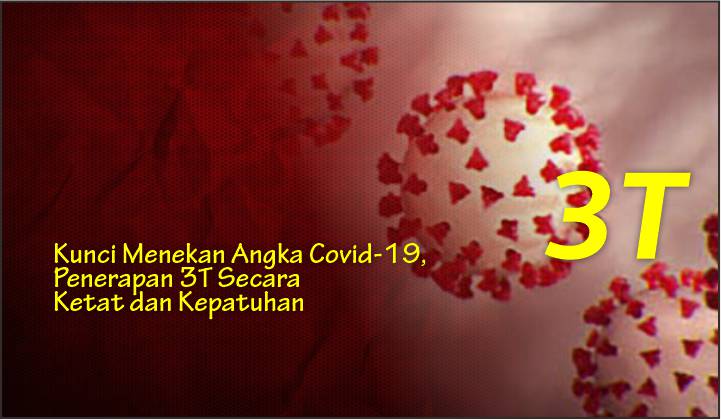  Kunci Menekan Angka Covid-19, Penerapan 3T Secara Ketat dan Kepatuhan