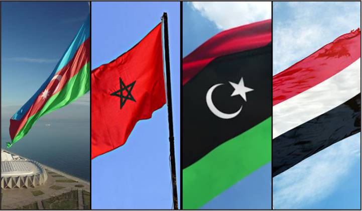  Azerbaijan, Maroko, Libya, Yaman
