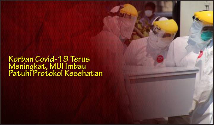  Korban Covid-19 Terus Meningkat, MUI Imbau Patuhi Protokol Kesehatan
