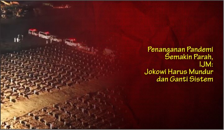  Penanganan Pandemi Semakin Parah, IJM: Jokowi Harus Mundur dan Ganti Sistem