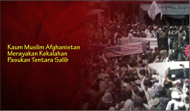  Kaum Muslim Afghanistan Merayakan Kekalahan Pasukan Tentara Salib