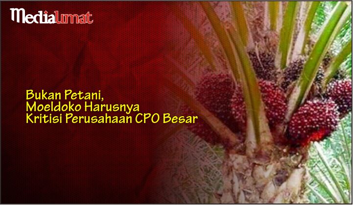  Bukan Petani, Moeldoko Harusnya Kritisi Perusahaan CPO Besar