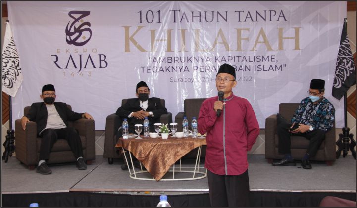  Ekspo Rajab 1443 H Surabaya: Ambruknya Kapitalisme dan Gemuruh Tegaknya Peradaban Islam