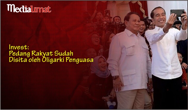  Invest: Pedang Rakyat Sudah Disita oleh Oligarki Penguasa