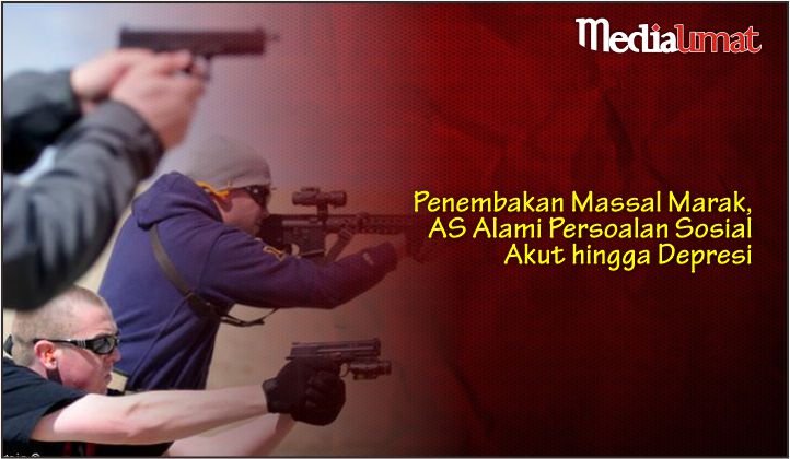  Penembakan Massal Marak, AS Alami Persoalan Sosial Akut hingga Depresi 