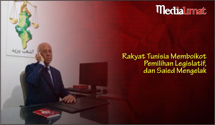  Rakyat Tunisia Memboikot Pemilihan Legislatif, dan Saied Mengelak