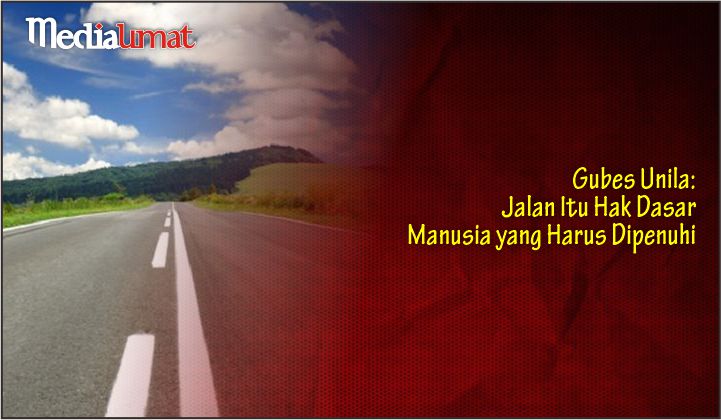  Gubes Unila: Jalan Itu Hak Dasar Manusia yang Harus Dipenuhi