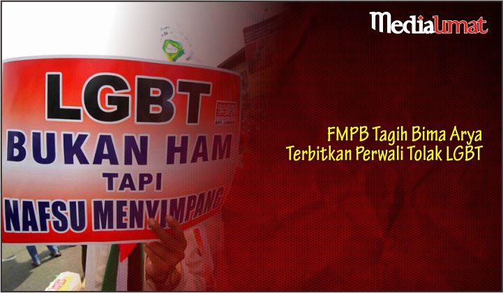  FMPB Tagih Bima Arya Terbitkan Perwali Tolak LGBT