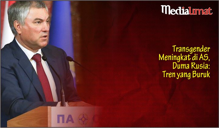  Transgender Meningkat di AS, Duma Rusia: Tren yang Buruk