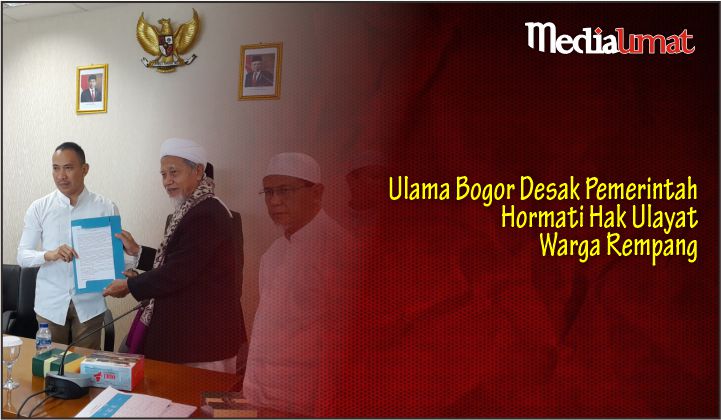  Ulama Bogor Desak Pemerintah Hormati Hak Ulayat Warga Rempang