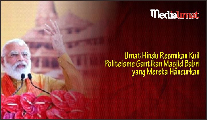  Umat Hindu Resmikan Kuil Politeisme Gantikan Masjid Babri yang Mereka Hancurkan