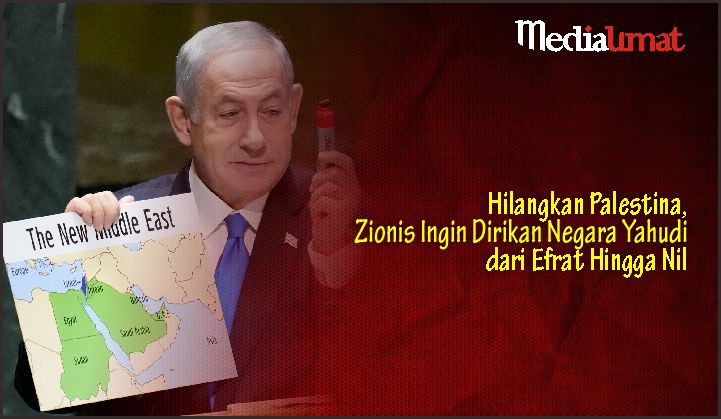  Hilangkan Palestina, Zionis Ingin Dirikan Negara Yahudi dari Efrat Hingga Nil