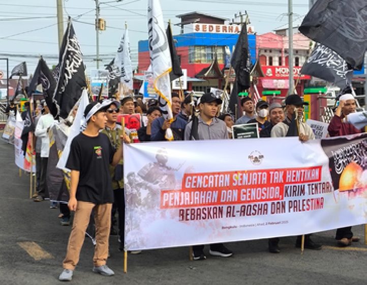  Aksi Bela Palestina di Bengkulu, Warga Serukan Solidaritas dan Perlawanan