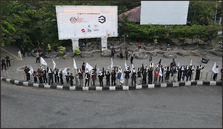  Solidaritas Warga Kalbar Bela Palestina