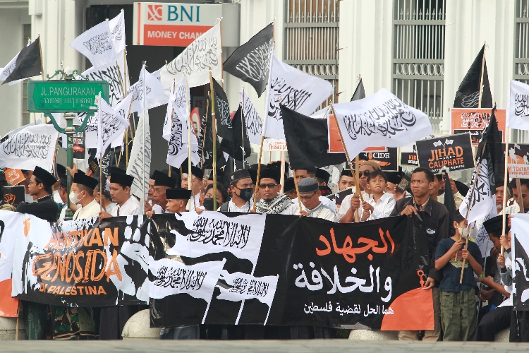  Aksi Bela Palestina Padati Yogyakarta, Serukan Tolak Solusi Dua Negara