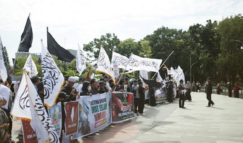  Aksi Solidaritas untuk Palestina Digelar di Palangka Raya