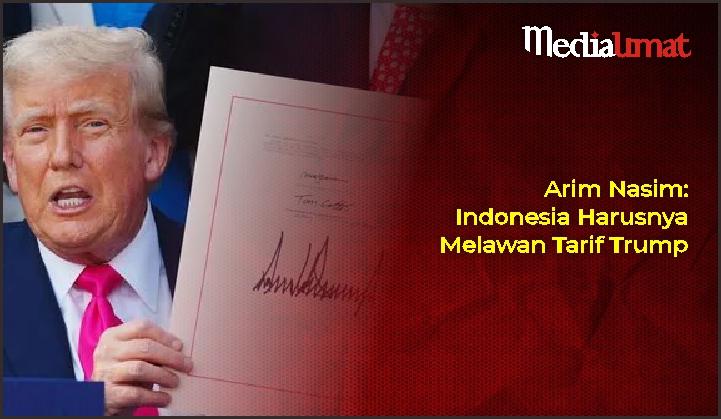 Arim Nasim: Indonesia Harusnya Melawan Tarif Trump