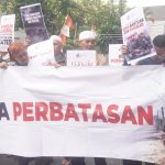 Aksi bela Palestina di Kedubes Mesir Jakarta 3