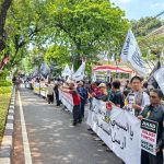 Aksi bela palestina di kedubes mesir (3)