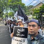 Aksi bela palestina di kedubes mesir (5)