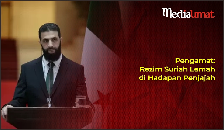 Pengamat: Rezim Suriah Lemah di Hadapan Penjajah